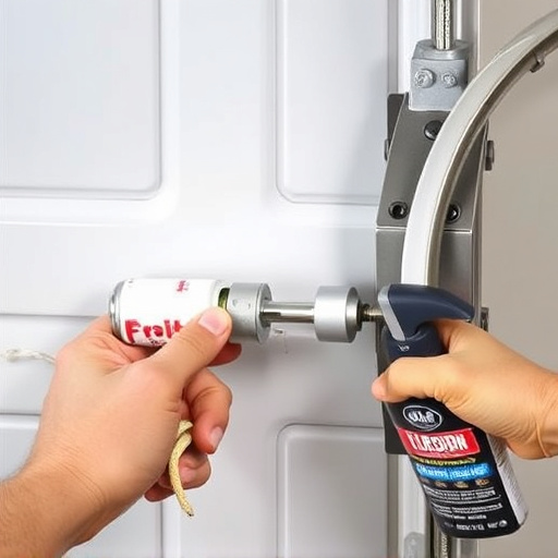 how to lubricate garage door rollers and hinges safely
