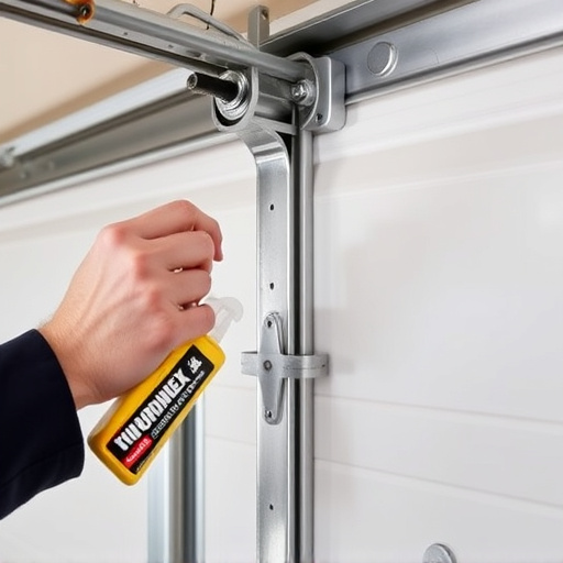 how to lubricate garage door rollers and hinges safely