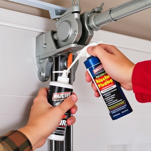 how to lubricate garage door rollers and hinges safely