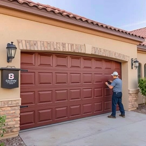 quick garage door repair in Tucson