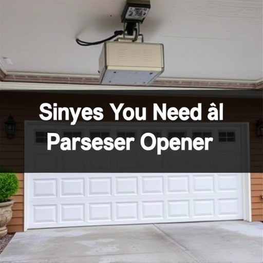 signs you need a new garage door opener