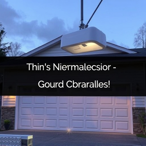 signs you need a new garage door opener