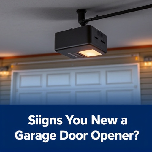 signs you need a new garage door opener