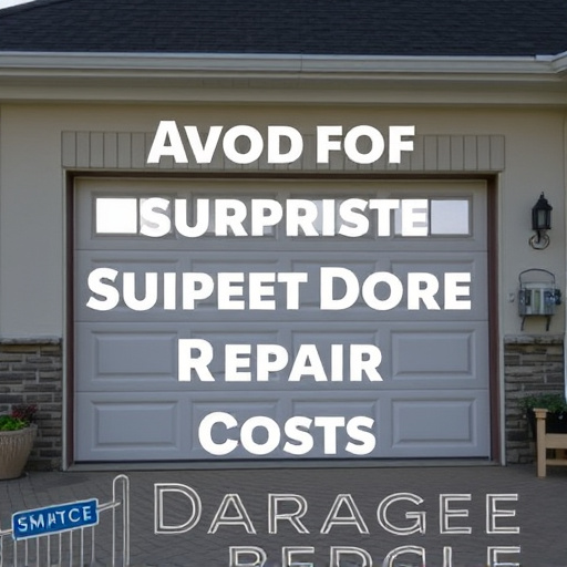 tips for avoiding surprise garage door repair costs