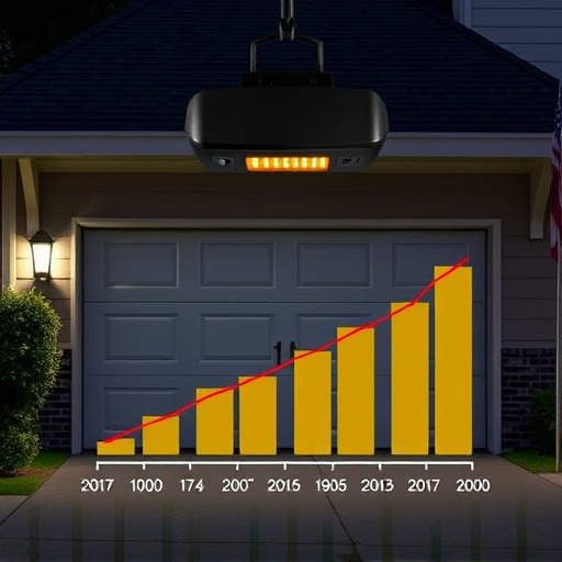 average lifespan of a residential garage door opener