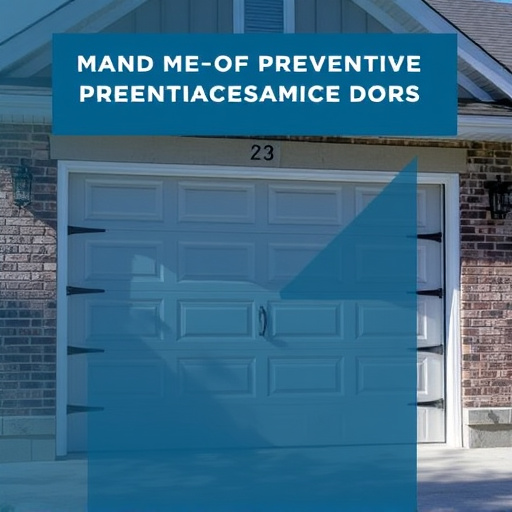 benefits of preventative garage door maintenance for homeowners