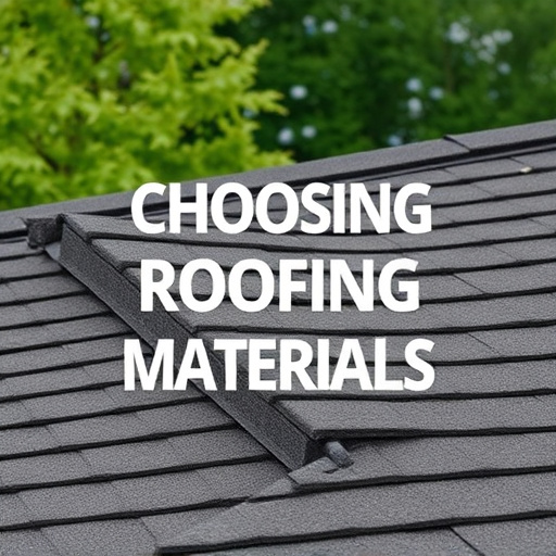 Choosing Roofing Materials