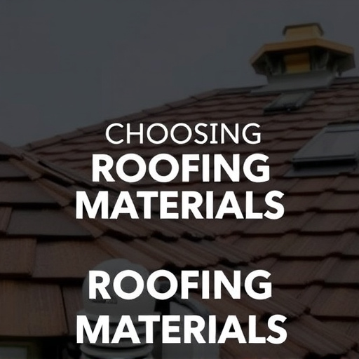 Choosing Roofing Materials