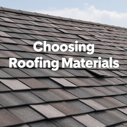 Choosing Roofing Materials