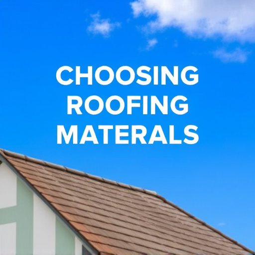 Choosing Roofing Materials