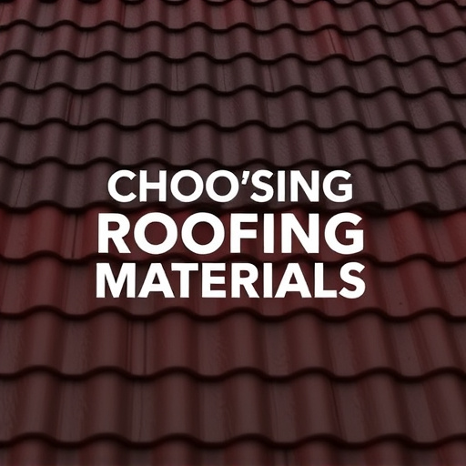 Choosing Roofing Materials