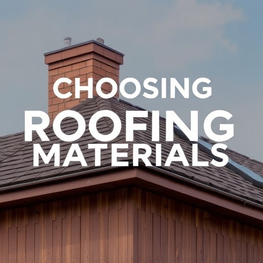 Choosing Roofing Materials