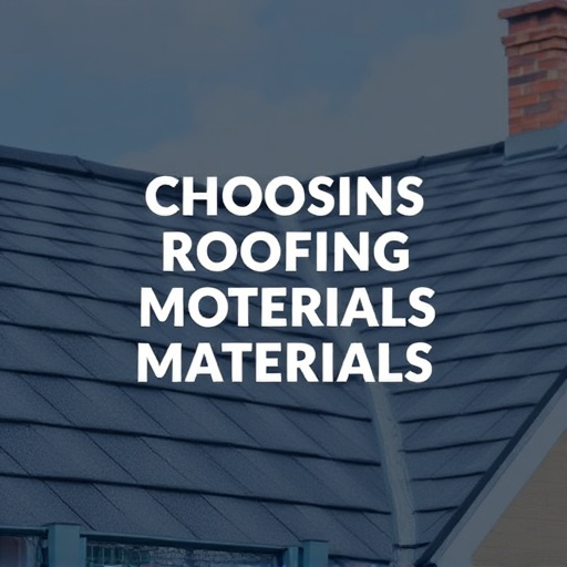 Choosing Roofing Materials