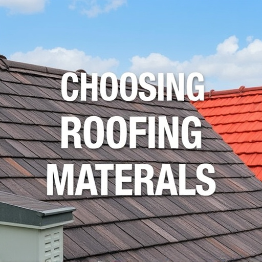 Choosing Roofing Materials