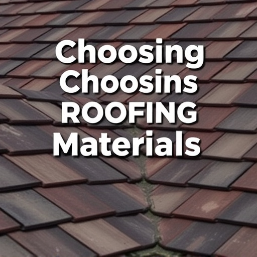 Choosing Roofing Materials