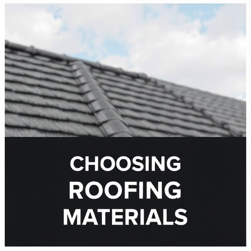 Choosing Roofing Materials