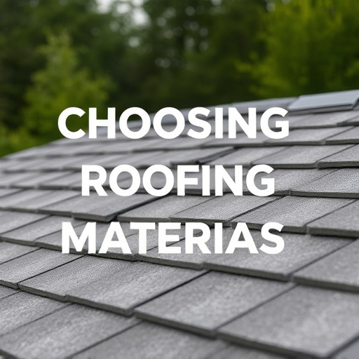 Choosing Roofing Materials
