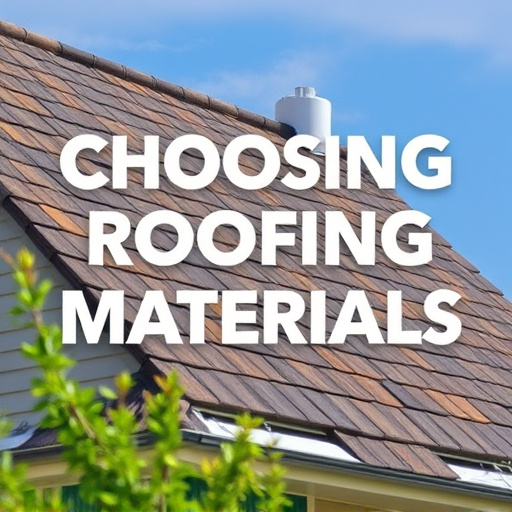 Choosing Roofing Materials