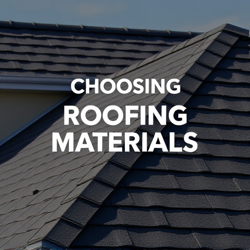 Choosing Roofing Materials