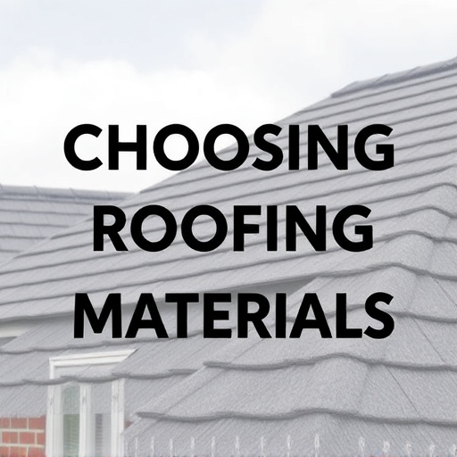 Choosing Roofing Materials