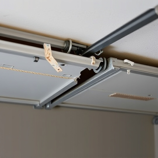 common causes of broken garage door tracks and rollers