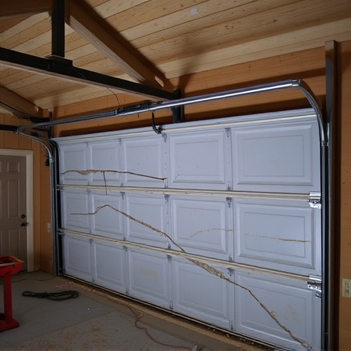 common causes of broken garage door tracks and rollers