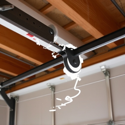 common causes of broken garage door tracks and rollers