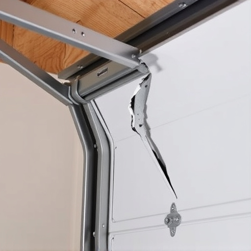 common causes of broken garage door tracks and rollers