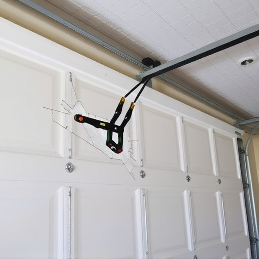 common causes of broken garage door tracks and rollers