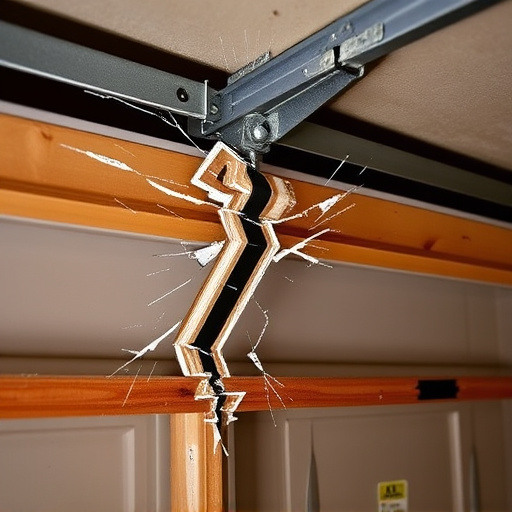 common causes of broken garage door tracks and rollers