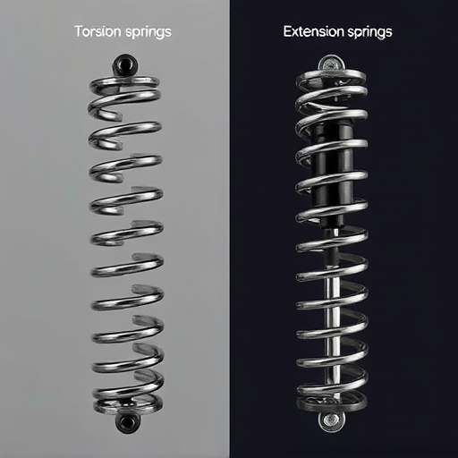 difference between torsion and extension springs explained