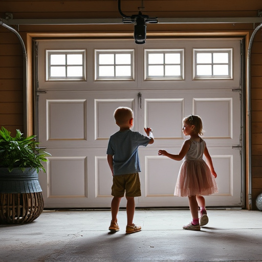 garage door safety tips for families with children