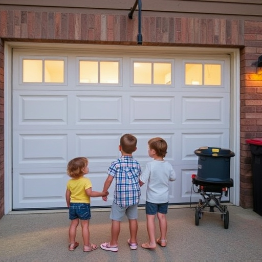 garage door safety tips for families with children