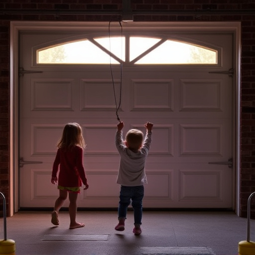 garage door safety tips for families with children