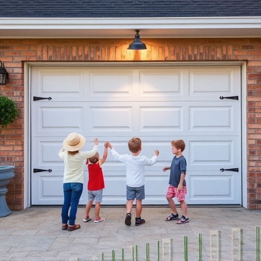 garage door safety tips for families with children