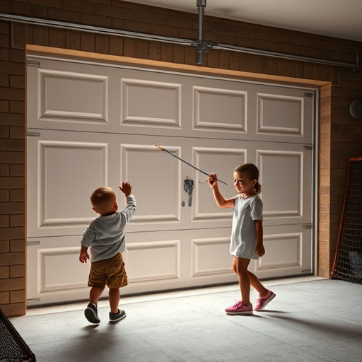 garage door safety tips for families with children