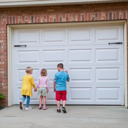 garage door safety tips for families with children