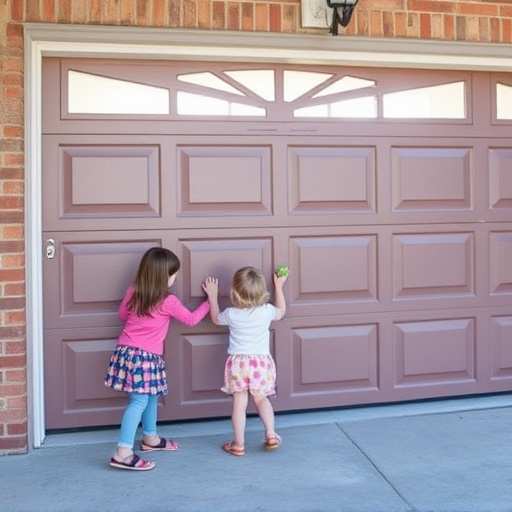 garage door safety tips for families with children