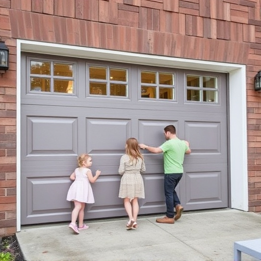 garage door safety tips for families with children