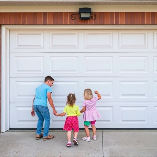 garage door safety tips for families with children