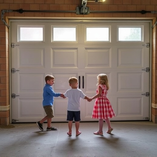 garage door safety tips for families with children