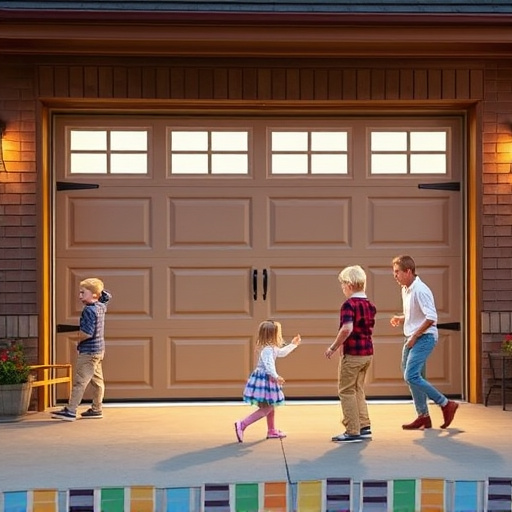 garage door safety tips for families with children