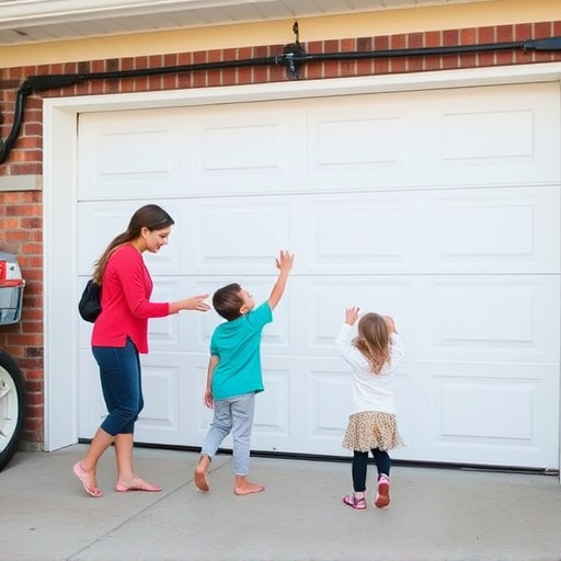 garage door safety tips for families with children
