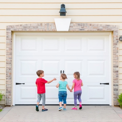 garage door safety tips for families with children