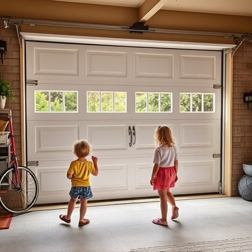 garage door safety tips for families with children