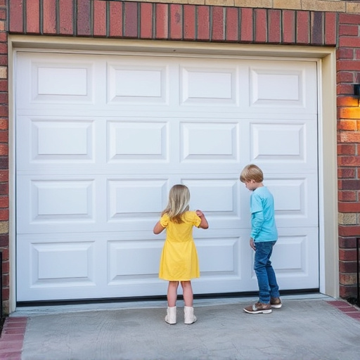 garage door safety tips for families with children