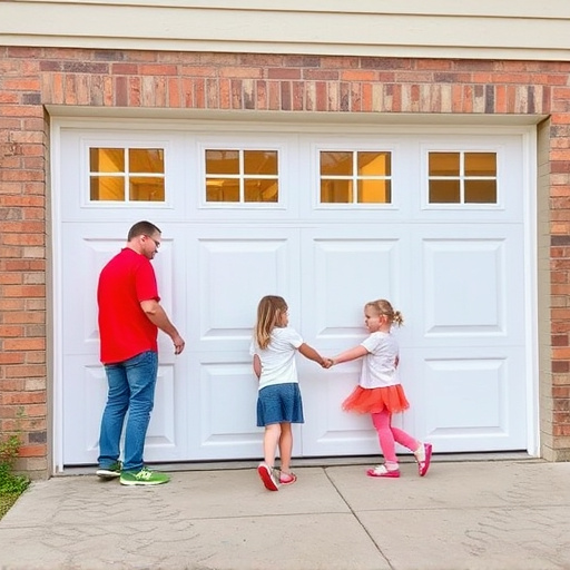 garage door safety tips for families with children
