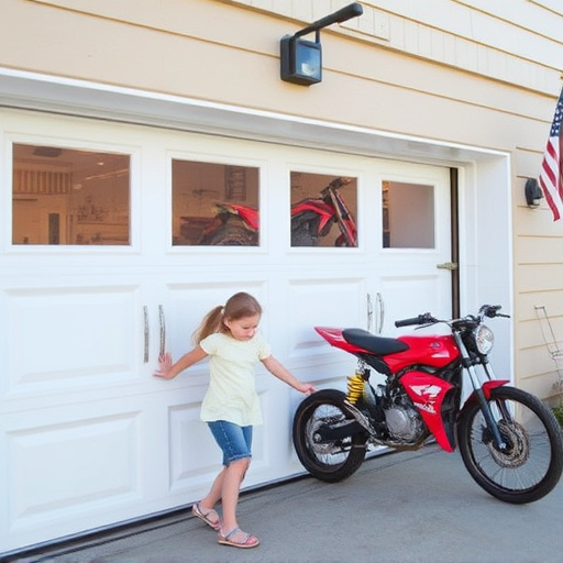 garage door safety tips for families with children