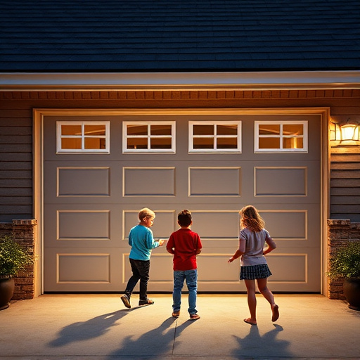 garage door safety tips for families with children