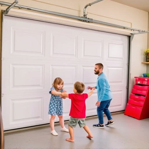 garage door safety tips for families with children